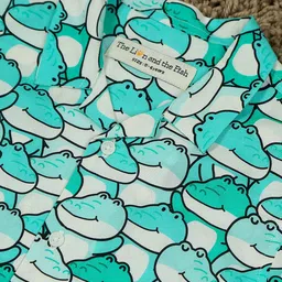 The Lion and The Fish Boys Comfort Opaque Printed Casual Shirt image 4