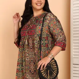 Akiko Ethnic Motifs Printed Kurti image 3