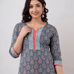 Jaipurite Ethnic Motifs Printed Kurta image 2