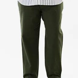 Snitch Men Mid-Rise Regular Fit Plus Size Trousers image 2