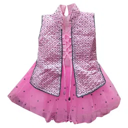 kids fashion hub Floral Georgette Maxi Dress-picture-33