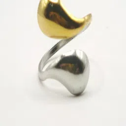 SAPRAA TRENDS Gold-Plated Stainless Steel Finger Ring-picture-33