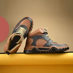 BIZZARO Men Colourblocked Casual Regular Boots-picture-15