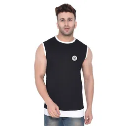 BEYOU FASHION Round Neck Sleeveless Slim Fit T-shirt-picture-19