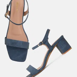 Get Glamr Women Colourblocked Open Toe Leather Sandals-image-70