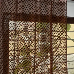 Galaxy Home Decor Brown Set of 2 Sheer Door Curtain-picture-10