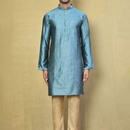 Arihant Rai Sinha Men Printed Regular Pure Cotton Kurta with Pyjamas-picture-3