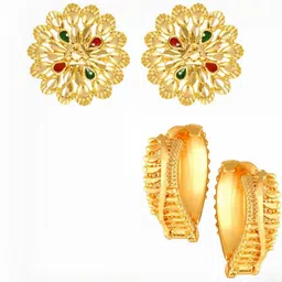 VIVASTRI Women Gold-Plated Alloy Earrings-picture-26