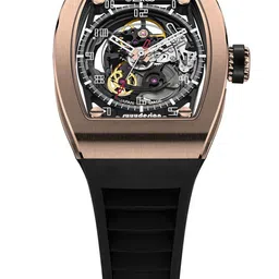 ZEROO Unisex Printed Dial & Leather Straps Analogue Automatic Watch ZM002RBK image 2