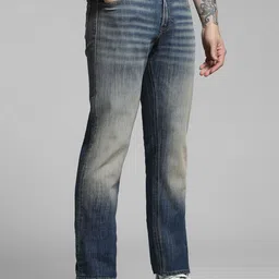 Jack & Jones Men Slim Fit Low-Rise Heavy Fade Clean Look Stretchable Jeans image 5