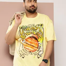 Sztori Plus Size Printed Pure Cotton T-shirt image 1