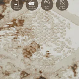 Obsessions Beige Non Slip Backing Bedside Runner image 2