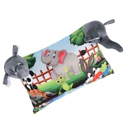 Kuber Industries Grey Printed Baby Pillow-image-73