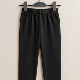KIDAROO Girls Black Solid Cotton Mid Rise Slip-On Capris-picture-45