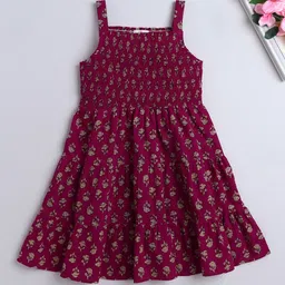 The Magic Wand Girls Ethnic Printed A-Line Dress-image-87