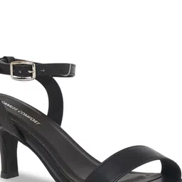 CAMLEE COMFORT Textured PU Kitten Sandals with Buckles image 4