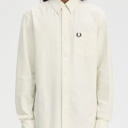 Fred Perry Men Solid Button-Down Collar Cotton Casual Shirt-picture-33