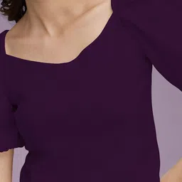 Dream Beauty Fashion Women Solid Puff Sleeve Top image 5