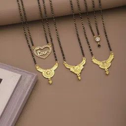 VEMISHTI Gold-Plated Mangalsutra image 1