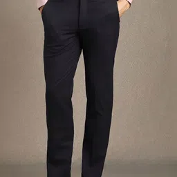 Louis Philippe Men Slim Fit Trousers-picture-10