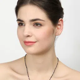 Wynona Silver-Plated American Diamond Studded Mangalsutra image 5