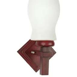 Somil Premium Designer Glass Wall / Night Lamp Elegant & Stylish Dcor Accent for Modern Interiors, Color- White, Size:- 22.5 X 26.5 X 32 CM-image-46