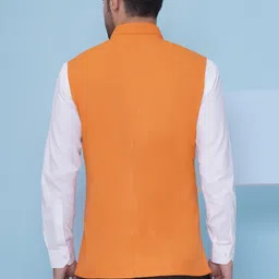 favoroski Solid Men Waistcoat image 2