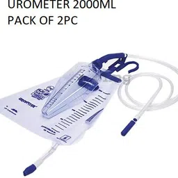 ashni Urometer For Measuring Urine Collecting Bag 2000ml Sterile Pack of 2 Urometer-picture-39