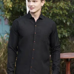 RAHI TRENDZ Spread Collar Regular Fit Shirt image 4