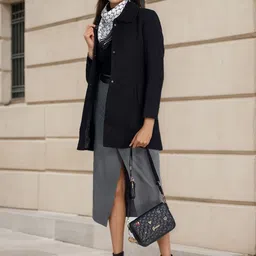 Mast & Harbour Spread Collar Overcoat image 4