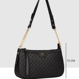 ESBEDA Checked PU Swagger Shoulder Bag image 2