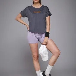 MKH Elevated Essentials Relaxed Fit Typography Printed Round Neck T-shirt image 2