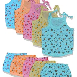 HUXX Unisex Kids Printed V-Neck Top With Shorts-image-6