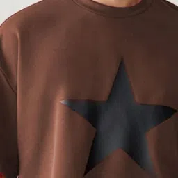 Moda Rapido Men Printed Drop-Shoulder Sleeves Pockets T-shirt image 3