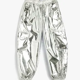 Koton Girls Printed Chinos Trousers-image-50