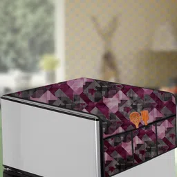 The Furnishing Tree Maroon Printed Air Conditioner Cover-picture-41