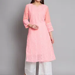 Felopie Women Floral Printed Festive Straight Kurta-picture-37