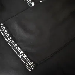 wewoma Casual Bell Sleeves Embroidered Women Black Top image 4