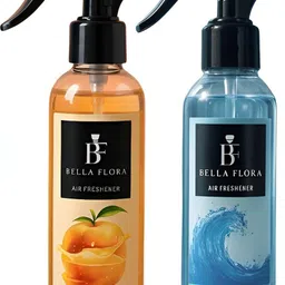 bella flora Air Freshener Spray Peach Blast & Ocean Fresh | Long-Lasting Fragrance Spray-picture-18