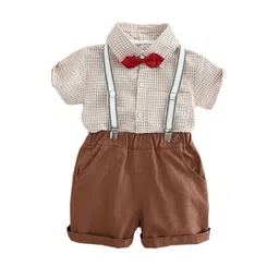 StyleCast x Revolte Boys Checked Shirt with Shorts-picture-40
