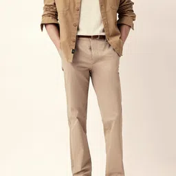 THE BEAR HOUSE Men Smart Straight Fit Trousers-picture-24