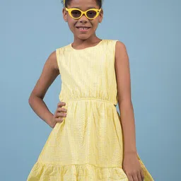 Crimsoune Club Print Fit & Flare Dress-image-93