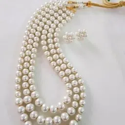 SZN Layered Pearls Beaded Long Jewellery Set-picture-26