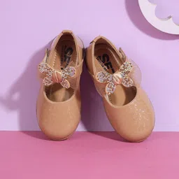SHOESFORJUNIORS Girls Embellished Round Toe Ballerinas-picture-12