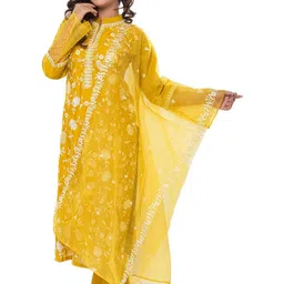 Label By Anusha Women Ethnic Motifs Embroidered Kurta with Salwar & Dupatta image 5