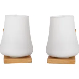 1ST TIME White Colourblocked Wood Contemporary Rectangle Shaped Wall Lamp-picture-21