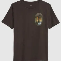 GAP Boys Graphic Printed Round Neck Cotton T-shirt-picture-18