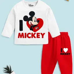 YK Disney Boys Printed T-shirt with Pyjamas image 2