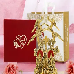 INTERNATIONAL GIFT Gold-Toned Religious Figurine Showpiece image 1