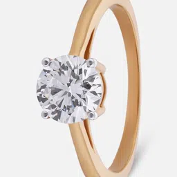 Crash.Club By CKC 18KT Gold 1.02 Carat Diamond Studded Ring - 2.81 g image 3